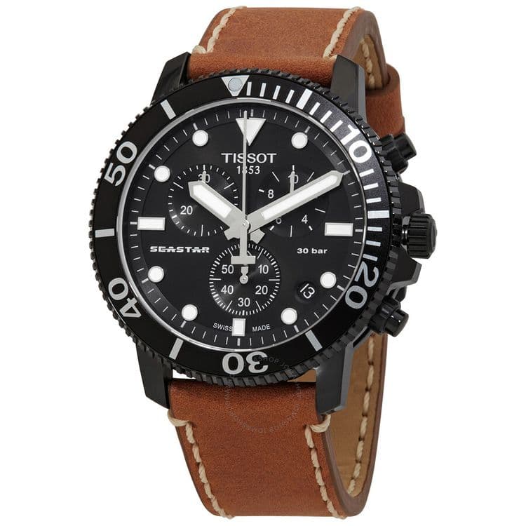 Оригинальные Tissot Seastar 1000 новые часы с хронографом Швейцария — 1