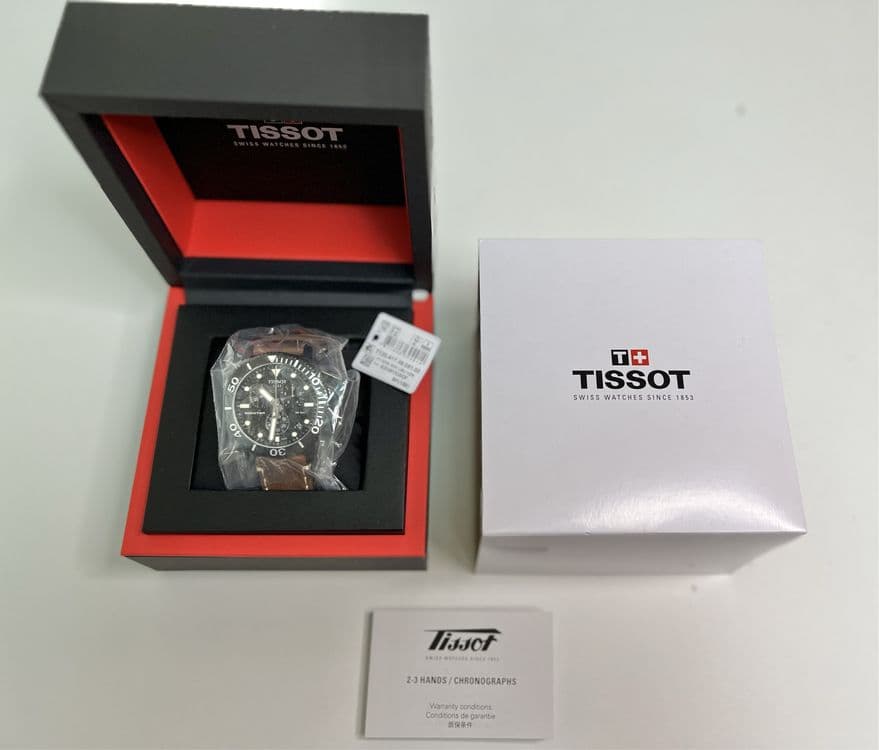 Оригинальные Tissot Seastar 1000 новые часы с хронографом Швейцария — 2