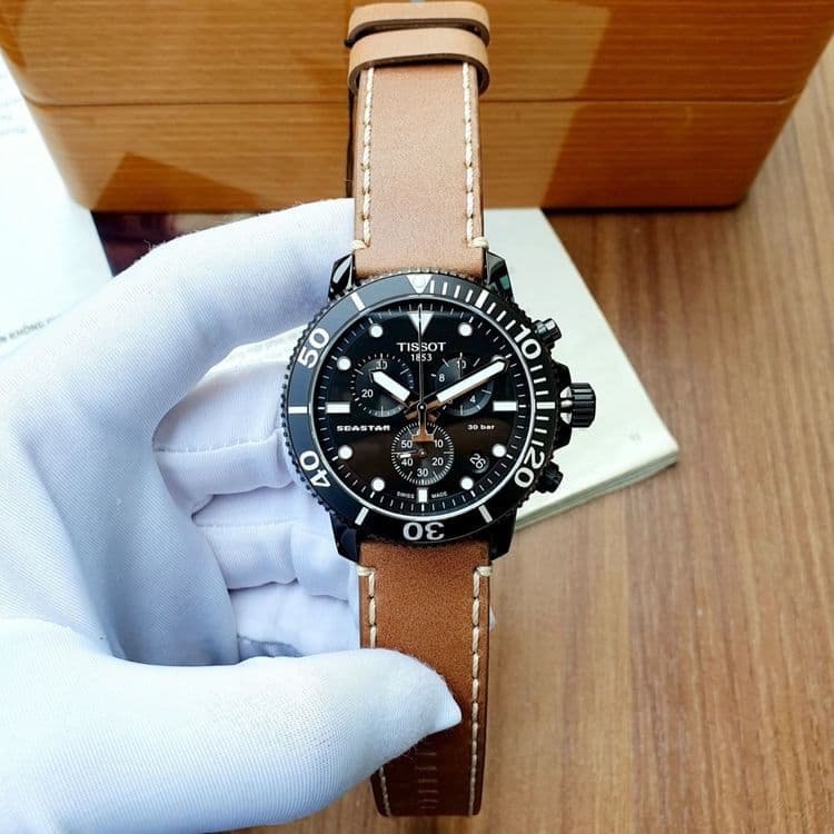 Оригинальные Tissot Seastar 1000 новые часы с хронографом Швейцария — 4