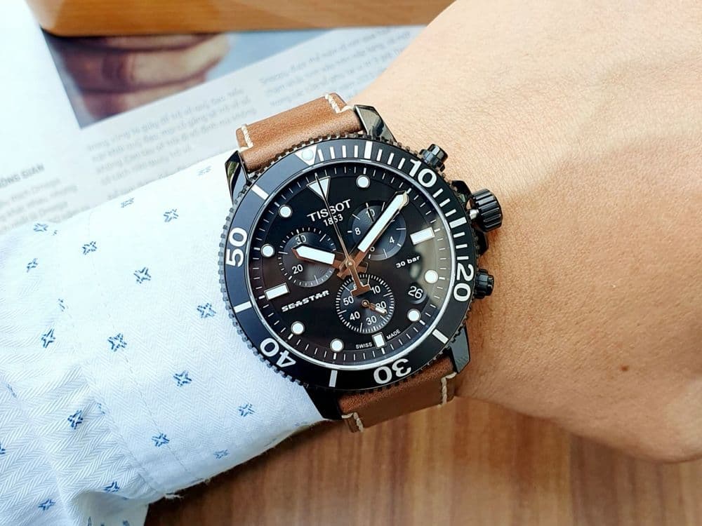 Оригинальные Tissot Seastar 1000 новые часы с хронографом Швейцария — 5