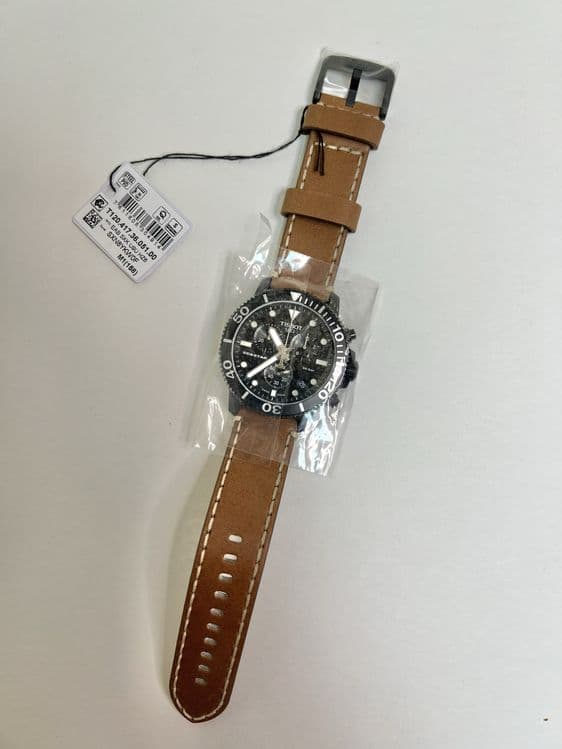 Оригинальные Tissot Seastar 1000 новые часы с хронографом Швейцария — 6