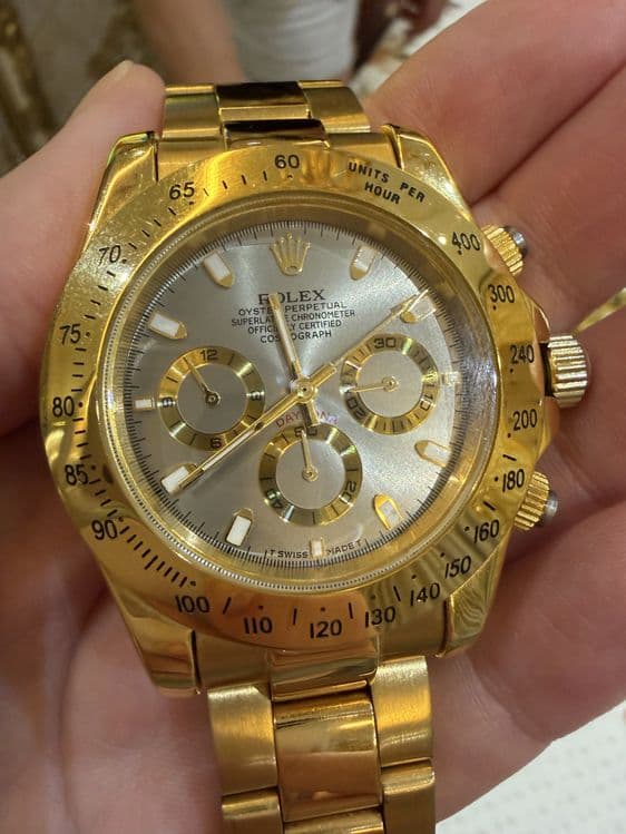 Часы Rolex позалоченные 18 карат автоподзаводом — 1
