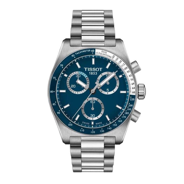Tissot PR516 Quartz Chronograph Steel Blue — 1