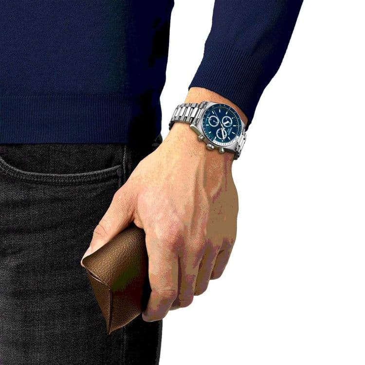 Tissot PR516 Quartz Chronograph Steel Blue — 2