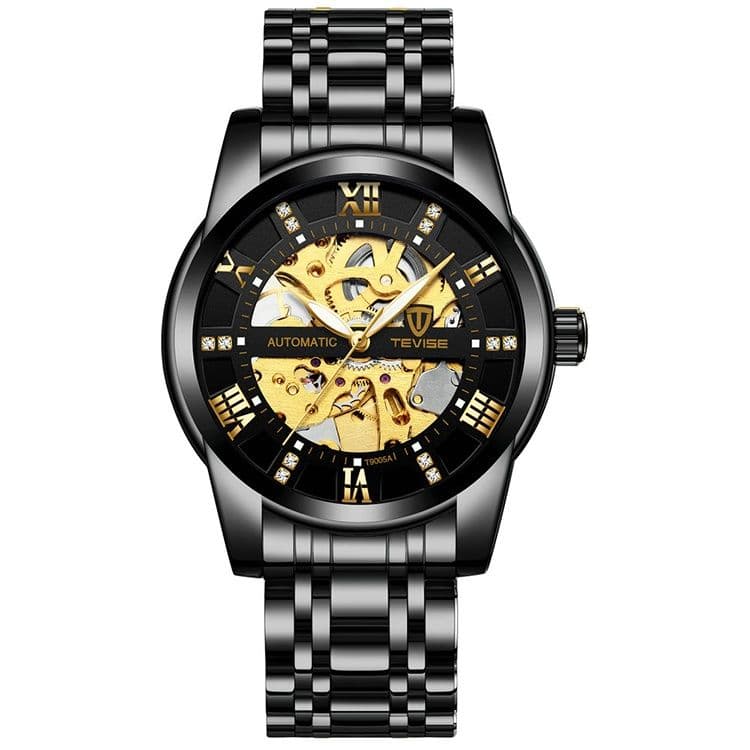 Tevise Skeleton Automatic Watch — 1