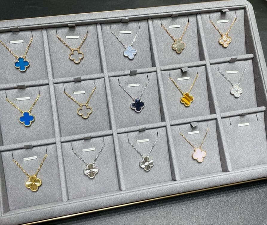 V-Gold позолота AU750 Цепочки Van Cleef — 3