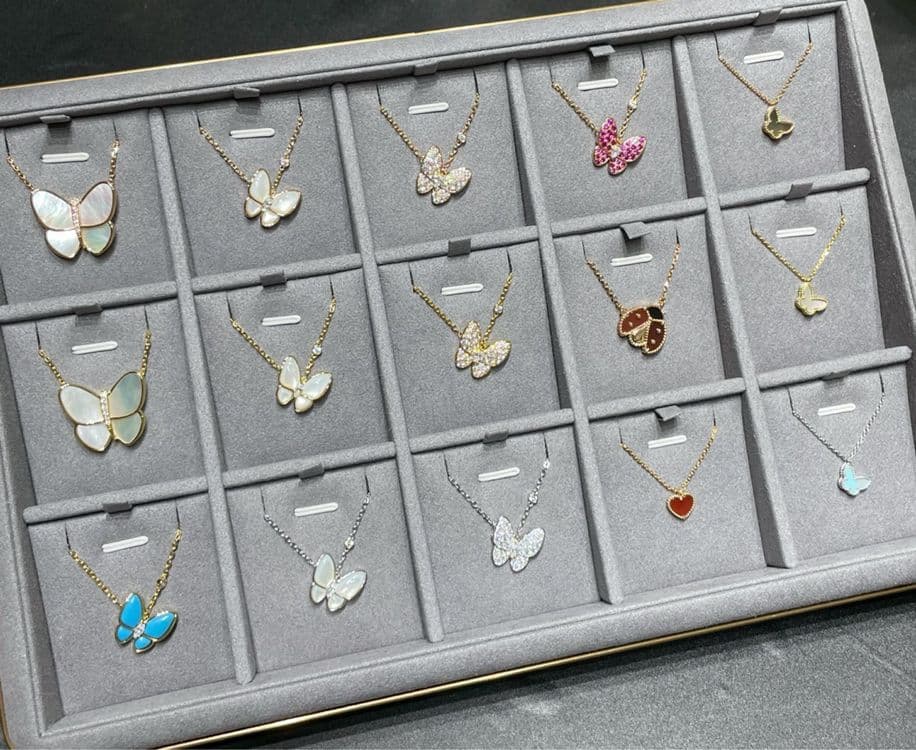 V-Gold позолота AU750 Цепочки Van Cleef — 4