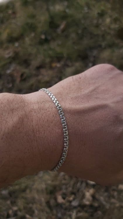 Kumush braslet yangi sovg'aga 925proba браслет серебряный подарочные — 2