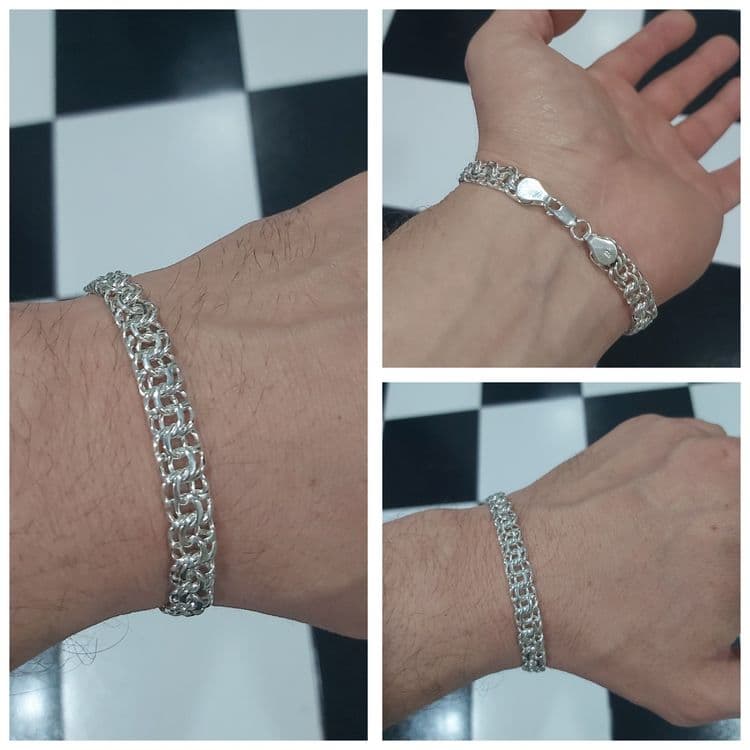 Kumush braslet yangi sovg'aga 925proba браслет серебряный подарочные — 5