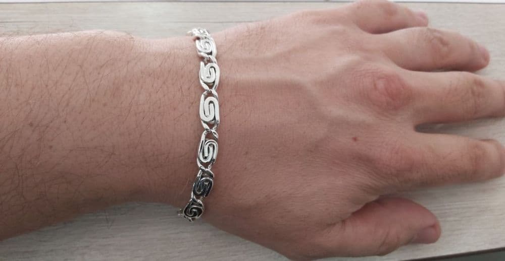 Kumush braslet yangi sovg'aga 925proba браслет серебряный подарочные — 7