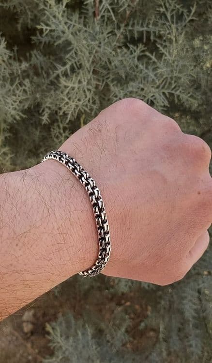 Kumush braslet yangi sovg'aga 925proba браслет серебряный подарочные — 8