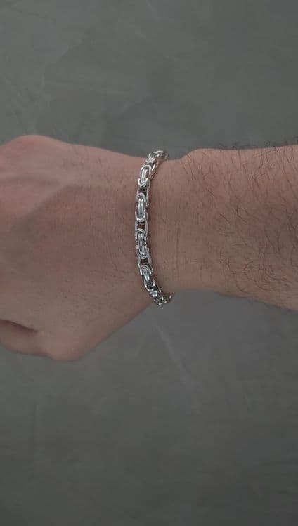 Braslet  kumush 925 серебряный Браслет подарок праздник ювелир — 5