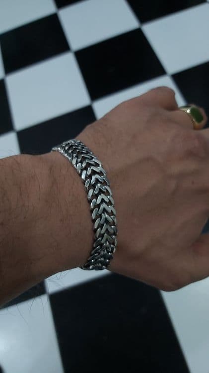 Braslet  kumush 925 серебряный Браслет подарок праздник ювелир — 8