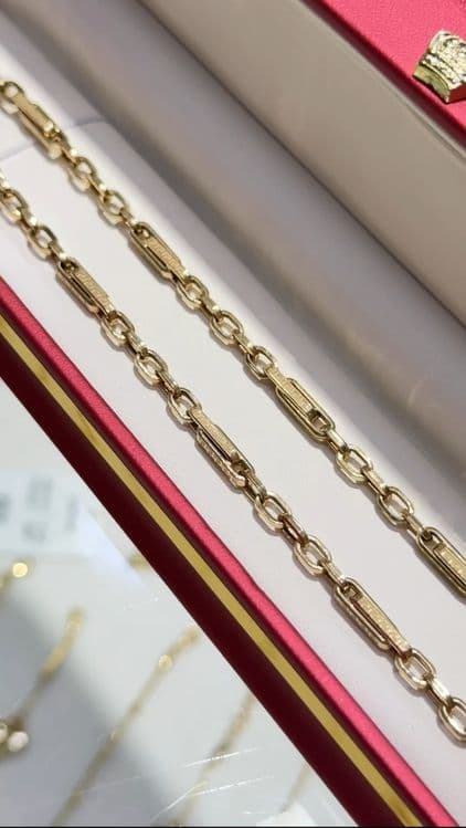 Золотое цепочка, Турецкая изделия, Versachi, проба 575, вес 9.89 р 55 — 2