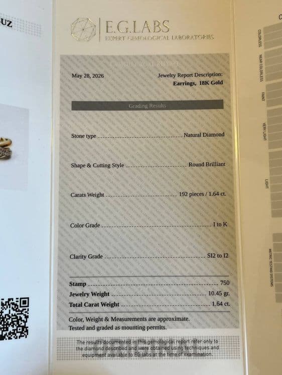 Продаю серги с бриллиантами 750проба 18каратное — 3