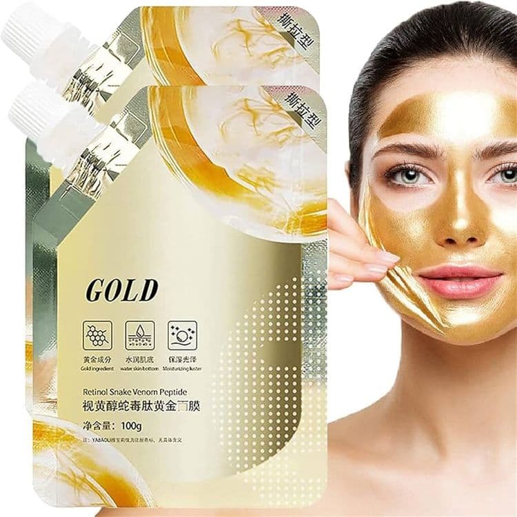 Acid Gold Mask  yuzdagi ajinlarni yo'q qiluvchi oltinrang qalin krem — 1