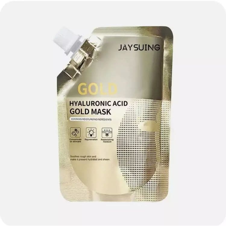 Acid Gold Mask  yuzdagi ajinlarni yo'q qiluvchi oltinrang qalin krem — 4