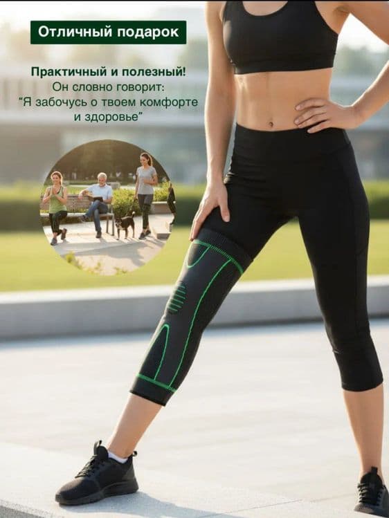 Knee support ортопедический бандаж компрессионный — 4