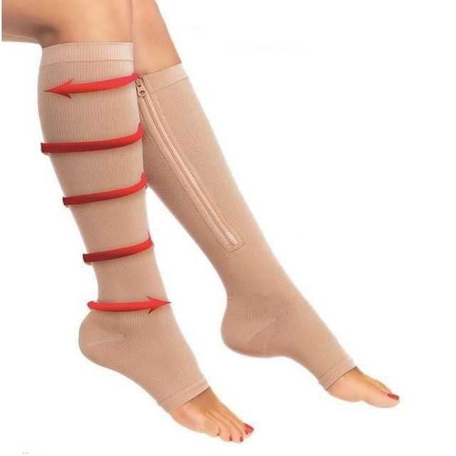 Лечебные компрессионные гольфы от варикоза Zip Sox — 2