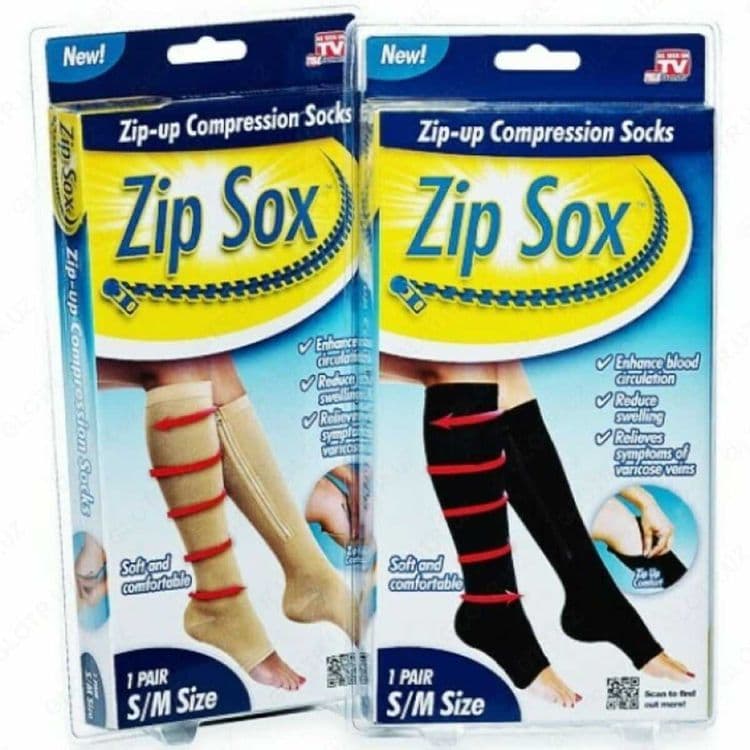 Лечебные компрессионные гольфы от варикоза Zip Sox — 5