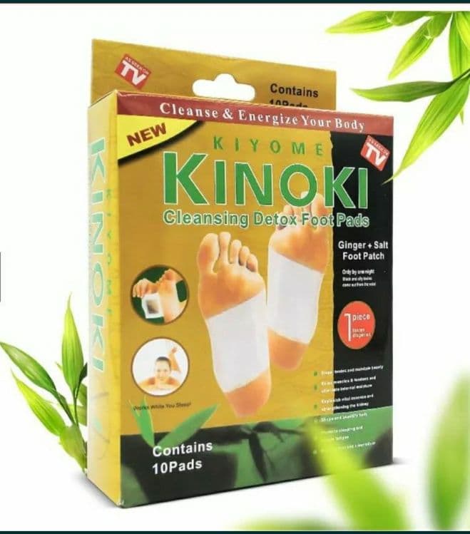 Даставка безплатная, Kinoki - Детокс пластырь для ног. Оргинал — 3