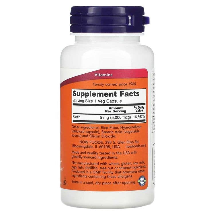 Биотин 5000 мкг, Biotin 5000 mcg. Биатин 5000 — 2