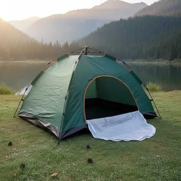 Охота, рыбалка, туристическая палатка, поход, рыбалка, кемпинг — 3
