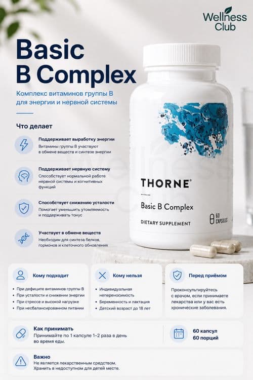 Thorne Basic B Complex — 1