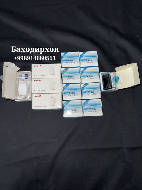 Пульсоксиметр для измерения уровня кислорода в крови и частоты пульса. — 6