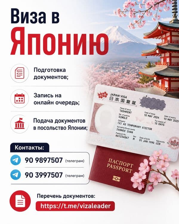 Туристическая виза в Японию — 1