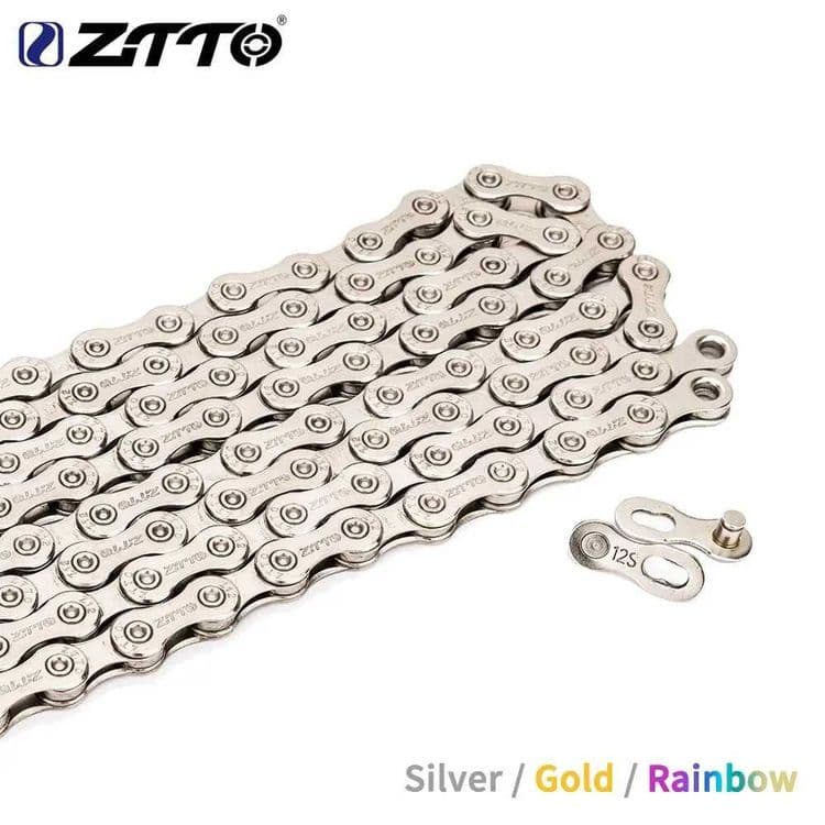 Скидка 45% ZTTO 12-скоростная серебристая цепь - Silver 300 гр — 1