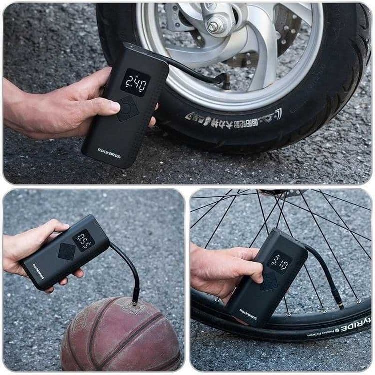Скидка 30% Электрический насос ROCKBROS 150 PSI (заряд 15 колёс) — 2