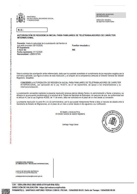 Внж испании на 3 года — 3