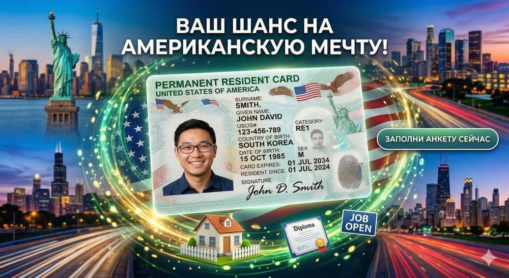 Подача анкеты Green Card в mir Slavik foto — 1
