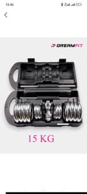 Yig‘ma Gantel To‘plami 15 kg Kofrali