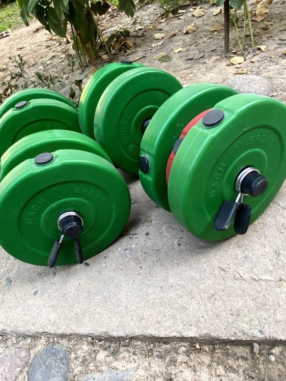 Продам 2 разборные гантели по 13 кг. Юнусабадский р-н — 2