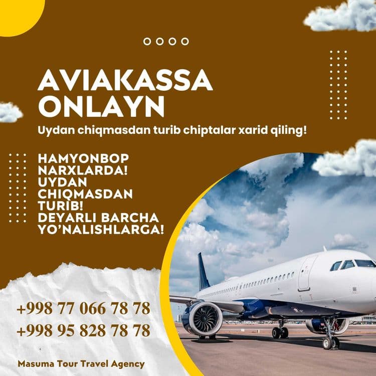 Turli yo'nalishlarga aviachiptalar! Onlayn aviakassa! Aviabiletlar! — 1