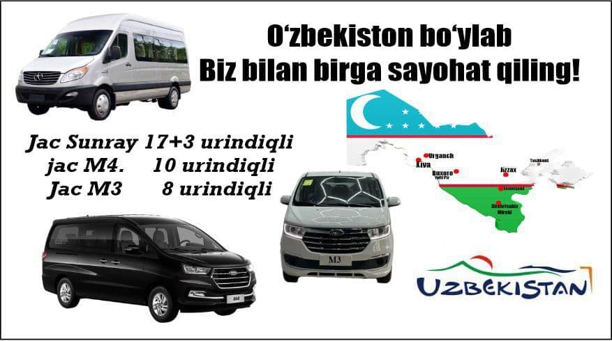 O'zbekiston Bo'lab JAC MikroAvtobuslarida Sayohat Qiling — 2