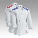 Кимоно для каратэ WKF и Shotokan с нашивками на плечах