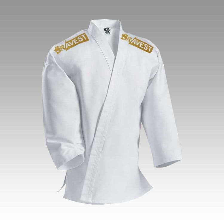 Кимоно для каратэ WKF и Shotokan с нашивками на плечах — 2