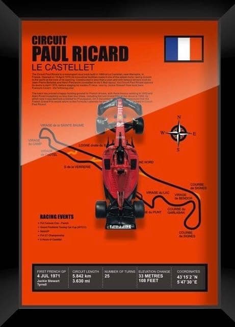 Постер с трассой из F1 — 4