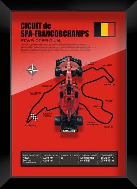 Постер с трассой из F1 — 5