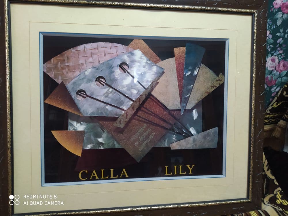 Картина "Galla LiLy" в рамке со стеклом — 3
