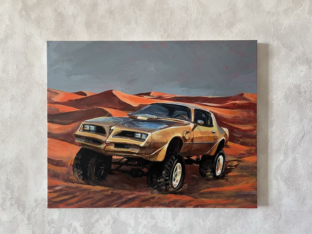 Картина с машиной Pontiac Firebird — 2