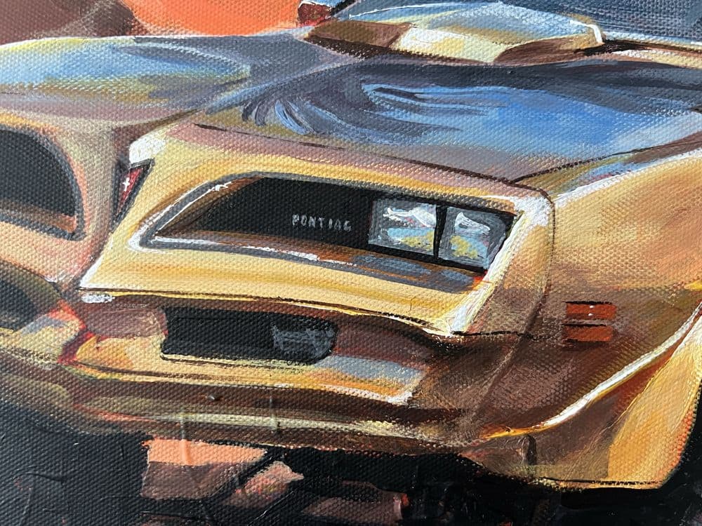 Картина с машиной Pontiac Firebird — 5