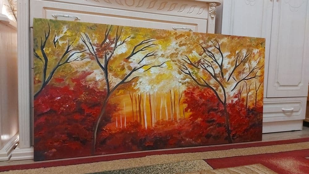 Картина "Красный лес" — 1