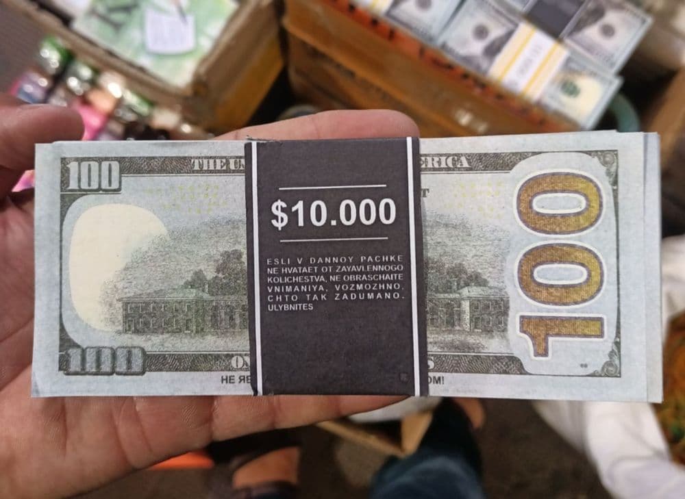 Сувенирная банкнота «Dollar Style» для декора и фотосессий — 4