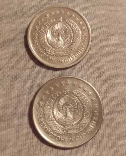 монета 5, 10 сум, год 1999, 2000, 1997 — 4