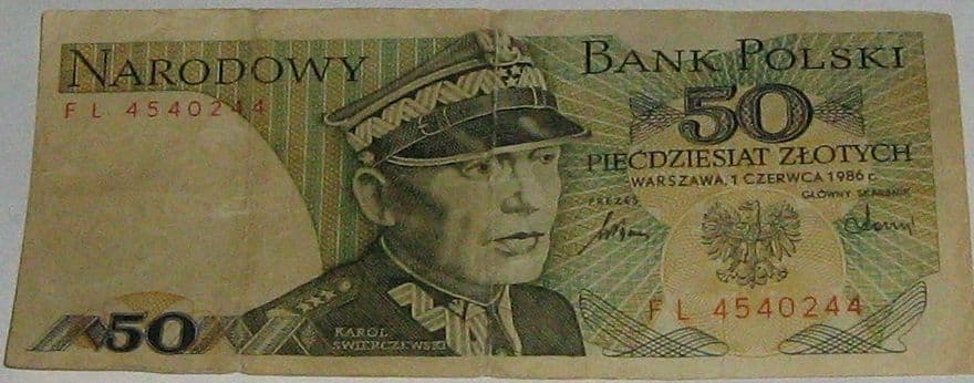 Купюра Польша 50 злотых — 1