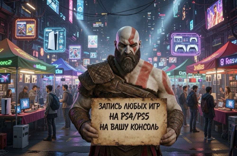Прошивка Playstation 4 и запись игр PS4, PS5